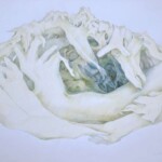 Aus der Mitte 70x100cm, Farbstiftzeichnung