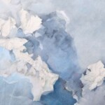 Fernes Blau so nahXI, Farbstiftzeichnung