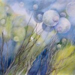 Frühlingswind 70x100cm, Farbstiftzeichnung