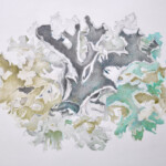 Gartenflechte I 60x80cm, Farbstiftzeichnung